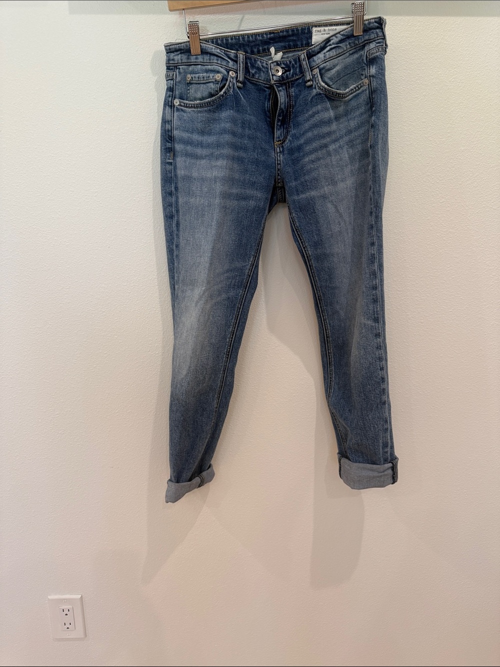 rag & bone light blue boyfriend jeans
